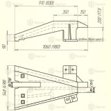 Башмак стальной литой накаточный Лягушка