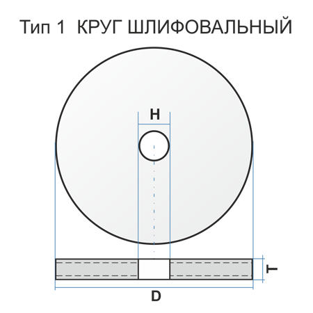 Круг шлифовальный для МРШ (РШ)
